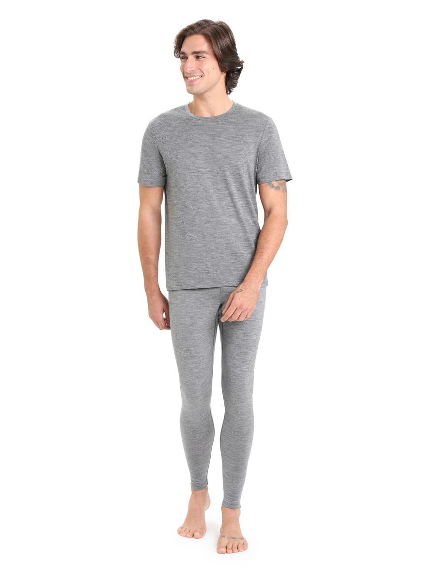 Icebreaker Merino Tech Lite II Rövid Sleeve Tee Férfi Póló Szürke | HU 1168KORI